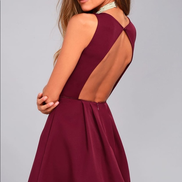 Lulus Dresses & Skirts - NWT Lulu’s | Party Hop Backless Skater Dress | Sm